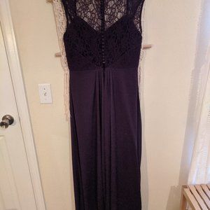 Eggplant Colored Bridesmaid Dress